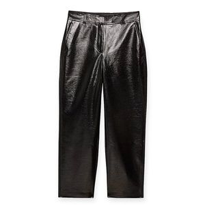 Aritzia Babaton New Command Ultra Glossy Trouser Pants NWT